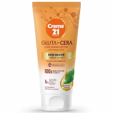 Creme 21 Gluta-Cera Luxe Serum Lotion, Skin Revive, 200ml