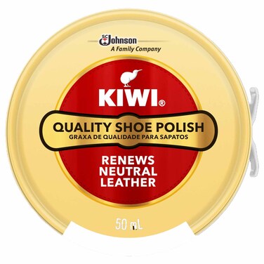Kiwi Quality Shoe Polish Neutral Leather, 50ml