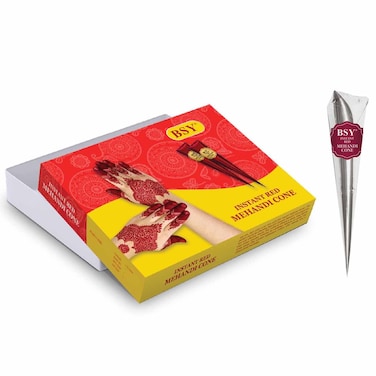 BSY Instant Red Mehandi Cone, 28g