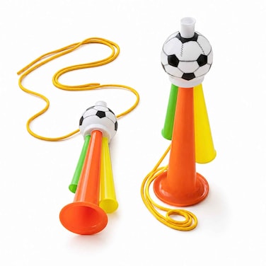 TBS Football Fan Horn Toy, Pack of 2