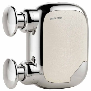Green Lion Mini Flex Dual-Head Massage Gun, 3000 RPM Motor, Silver