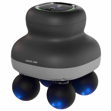 Green Lion Quad Force Body Massager Black, Deep Tissue Massage Device