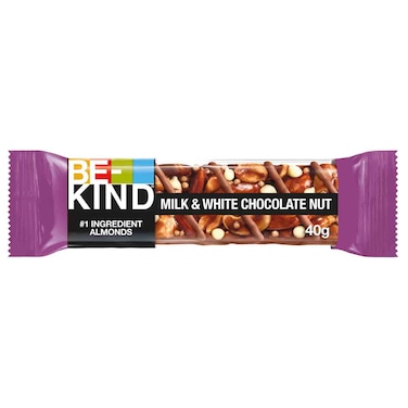 BE-KIND Milk and White Chocolate Nut Bar, 40g