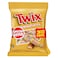 Twix Miniatures Milk Chocolate Covered Caramel and Biscuit Chocolate Bars, 150g, Pack of 3