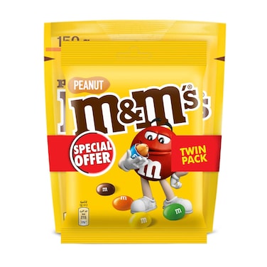 M&amp;M's Peanut Chocolate Candies Pouch 232g