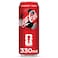 Coca-Cola Original Taste Carbonated Soft Drink with Free Aluminum Cup, 330ml, Pack of 12
