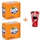Fanta Orange Flavoured Carbonated Soft Drink Free Aluminum Cup, 330ml, Pack of 12