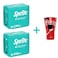 Sprite Lemon and Mint Flavoured Carbonated Soft Drink with Free Aluminum Cup, 330ml, Pack of 12