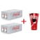 Coca-Cola Light Carbonated Soft Drink with Free Aluminum Cup, 150ml, Pack of 30