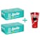 Sprite Lemon and Mint Carbonated Soft Drink with Free Aluminum Cup, 150ml, Pack of 30