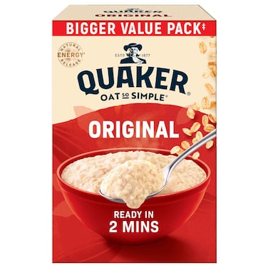Quaker Oat So Simple Original Oatmeal Sachets, 432g