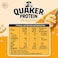 Quaker Protein Golden Syrup Flavour Oatmeal Sachets, 344g