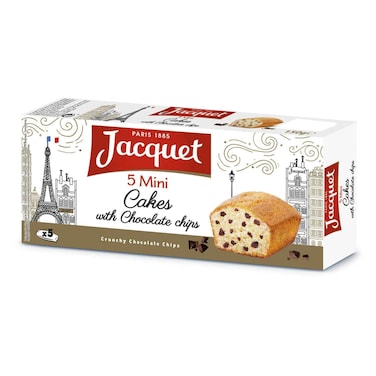 Jacquet Mini Cakes with Chocolate Chips, 150g