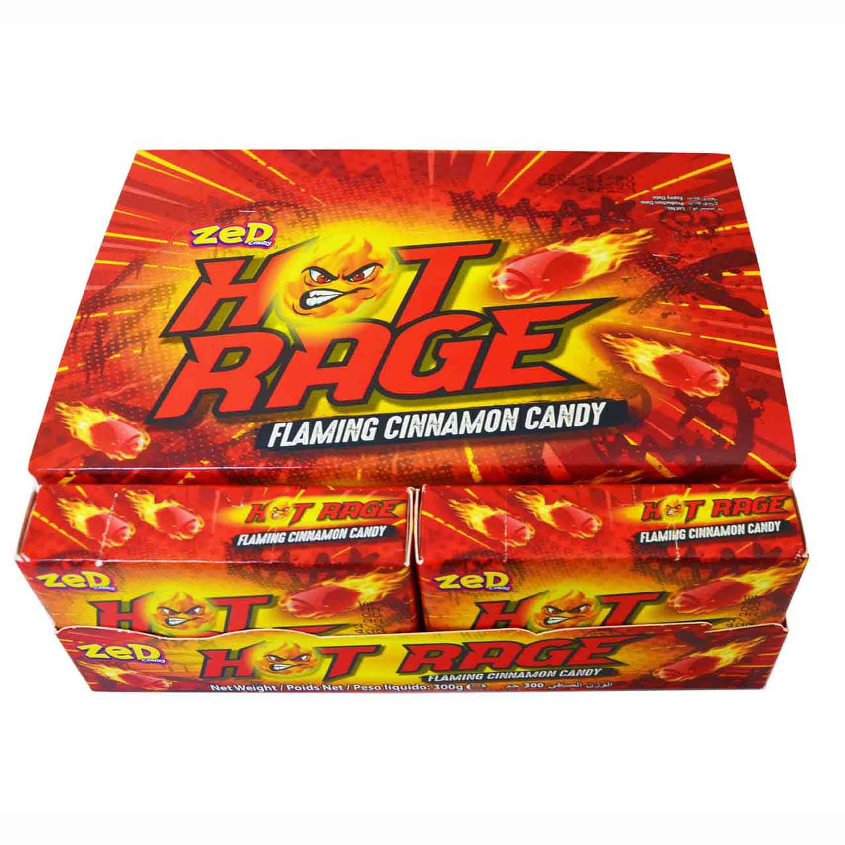 Buy ZED Hot Rage Flaming Cinnamon Candy, 25g, Pack of 12 Online