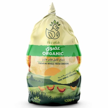Fili Organic Fresh Whole Chicken, 1200g