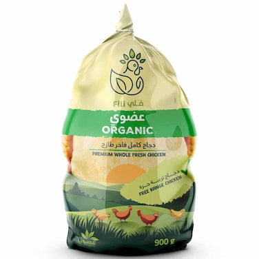 Fili Organic Premium Whole Fresh Chicken Free Range, 900g