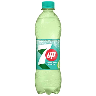 7UP Lemon Mint Mojito Zero Sugar Carbonated Soft Drink, 500ml