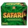 Gandour Safari Wafer, Caramel and Cereal Bar Milk Chocolate Flavour, 50g, Pack of 24