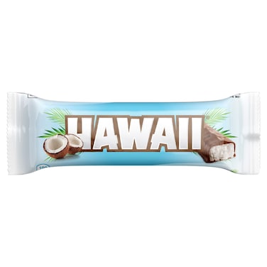 Gandour Hawaii Coconut Bar Enrobed in Milk Chocolate Flavour, 50g