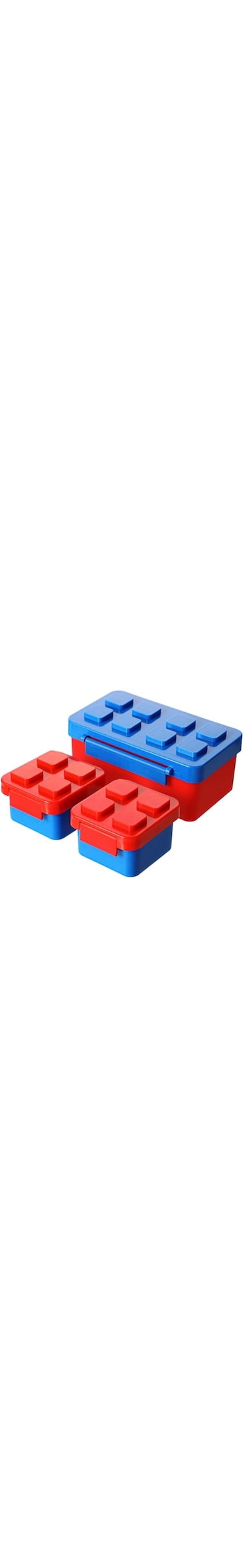 MINISO Building Blocks Series Bento Box Kit (3-Piece Kit) - Lunchtime Fun for Kids!
