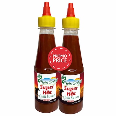 Plein Soleil Asia Super Hot Chili Sauce, 280g, Pack of 2