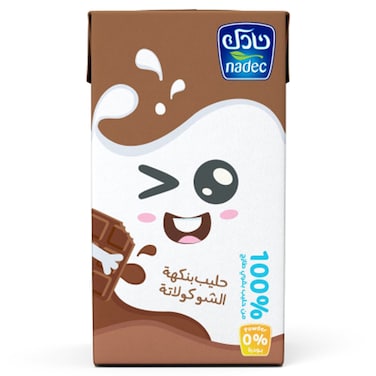 نادك حليب مُعالج حراريًا بنكهة الشوكولاته، 125 ملل