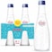 Evian Sparkling Natural Mineral Water, 330ml Glass Bottle, Pack of 4