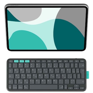 Logitech Flip Folio Keyboard Case for iPad 13-inch, Graphite