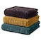 Plush Ribbed Single Blanket, Assorted
