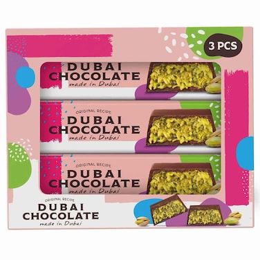 Katrina Dubai Chocolate Milk Chocolate, 45g, Pack of 3