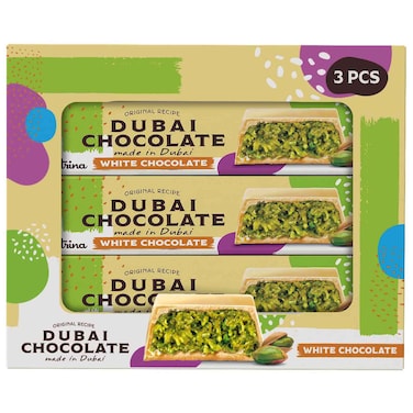 Katrina Dubai Chocolate White Chocolate, 45g, Pack of 3