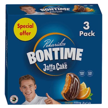 Pekaridze Bontime Jaffa Cake Orange Filling, 137g, Pack of 3