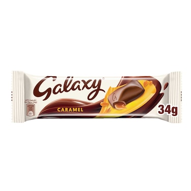 Galaxy Caramel Milk Chocolate Bar, 34g