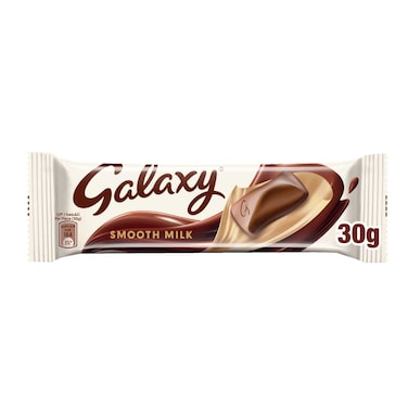 Galaxy Smooth Milk Chocolate Bar, 30g