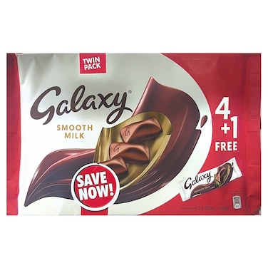 Galaxy Smooth Milk Chocolate, 10 Bars x 30g