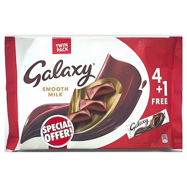 Galaxy Smooth Milk Chocolate, 10 Bars x 30g