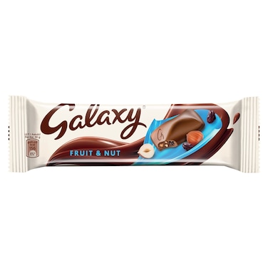 Galaxy Fruit and Nut Milk Chocolate with Raisins and Hazelnuts, 30g