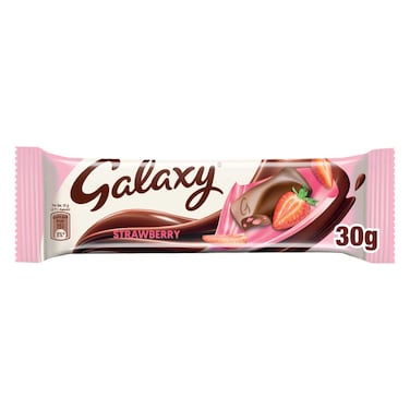 Galaxy Strawberry Chocolate Bar, 30g