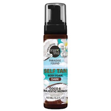 Organic Shop Paradise Found Self Tan Body Foam Dark, 160ml