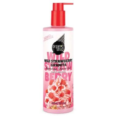 Organic Shop Wild Strawberry Granita Refreshing Shower Gel, 400ml