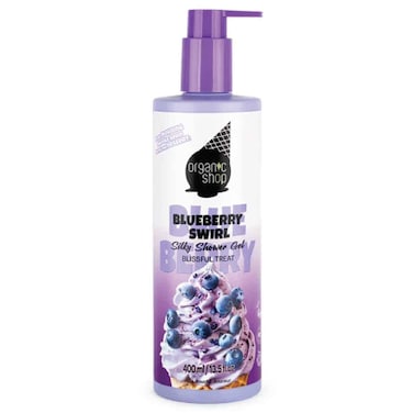 Organic Shop Blueberry Swirl Silky Shower Gel, 400ml