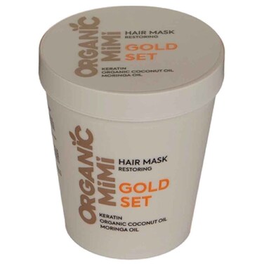Organic Mimi Hair Mask Gold Set, 200ml