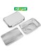 Packwell Aluminum Container with Lid 890 ML - PWRP1942  10 Pieces Containers, Premium-Quality, BPA-Free, Food grade and Hygienic  Perfect for Catering, Packing, Storing, Etc Silver