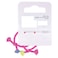 Killys Kids Hair Ties Neon Pink, Pack of 2