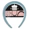 Killys Pastel Blue Satin Padded Headband, Wide Hair Accessory