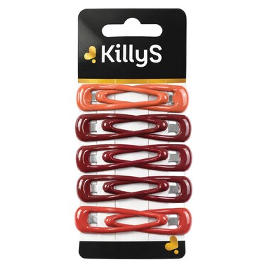 Killys Snap Hair Clips, Mixed Colors, 10 Pieces