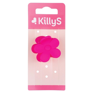 Killys Neon Hair Claw Flower Magenta