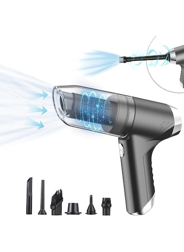 Authticar Car Vacuum Cleaner Wireless, 3 in 1 6500pa High Powered Vacuum 4000  Portable Vacuum Cordless Vacuum Cleaner for Car, Home, Office, Pet
