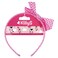 Killys Kids Pink Checkered Bow Headband