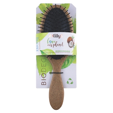 KillyS Biodegradable Coconut Fiber Oval Hair Brush